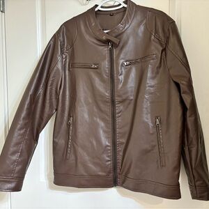 Moto PU Leather Jacket